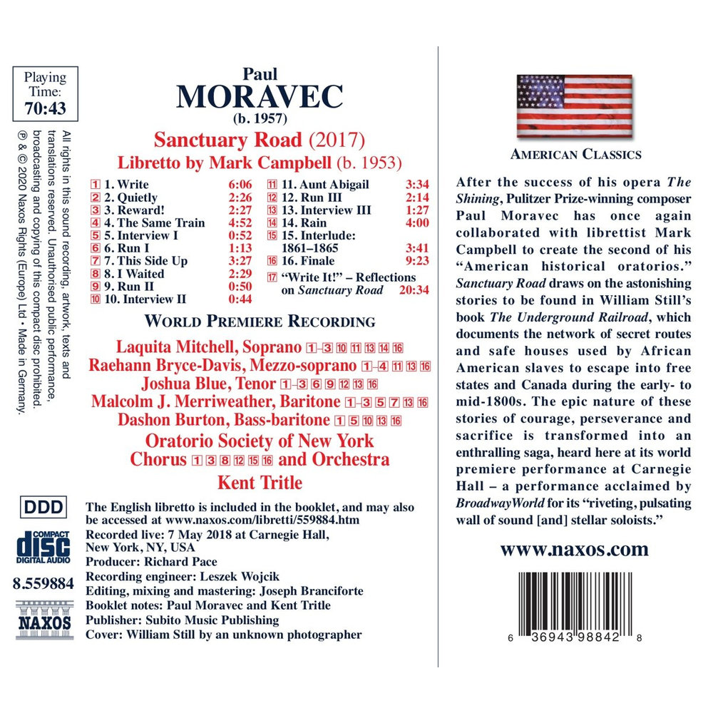 Naxos MORAVEC: SANCTUARY ROAD