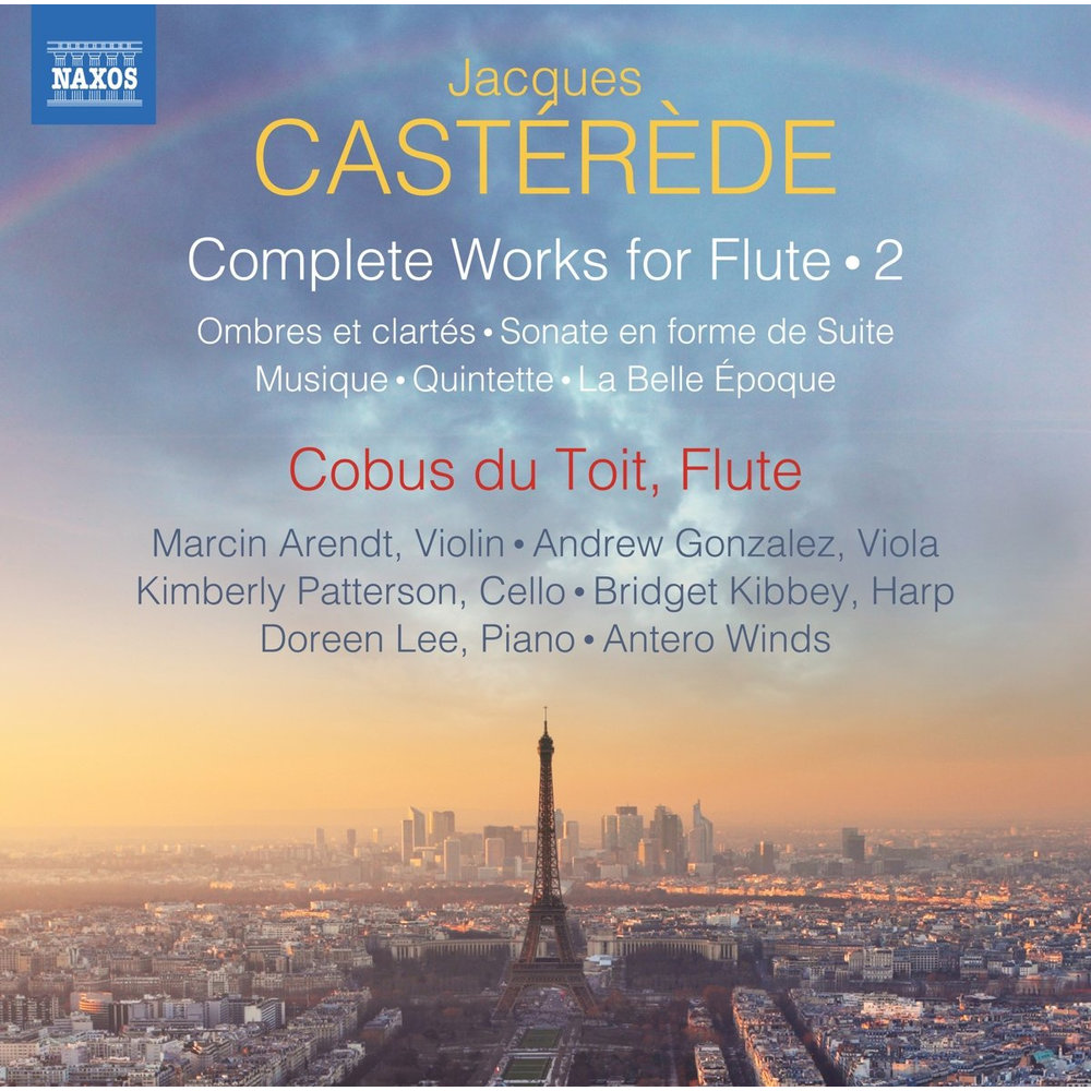 Naxos CASTÉRÈDE: COMPLETE WORKS FOR FLUTE, VOL. 2