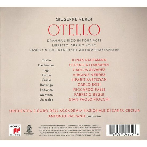 Sony Classical Verdi: Otello