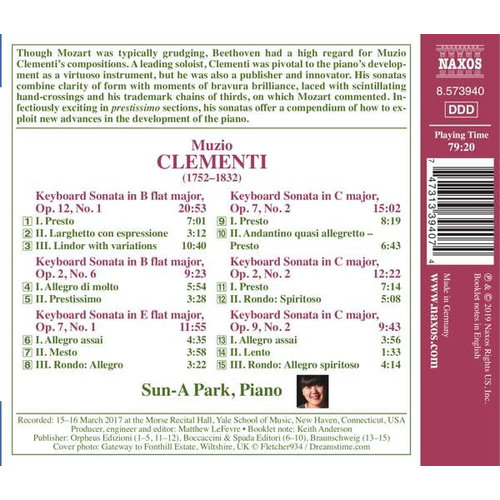 Naxos Clementi: Keyboard Sonatas