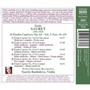 Naxos Sauret: 24 Etudes Caprices, Op. 64 - Vol. 3