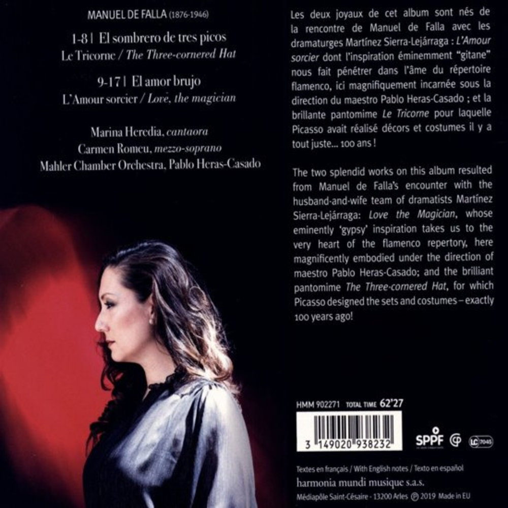 Harmonia Mundi Falla El Sombrero De Tres Picos