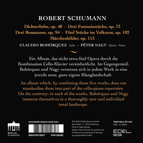 Berlin Classics Schumann: poetica