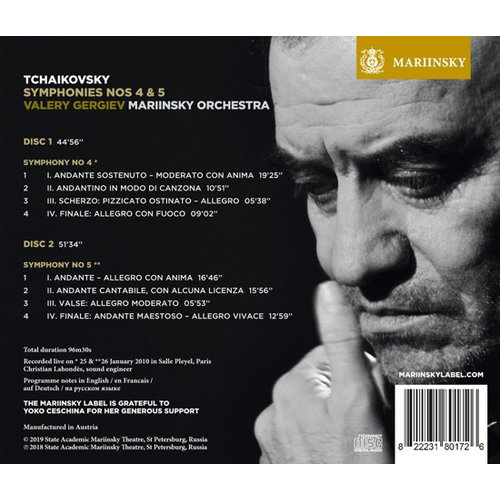 Tchaikovsky Symphonies Nos 4 & 5