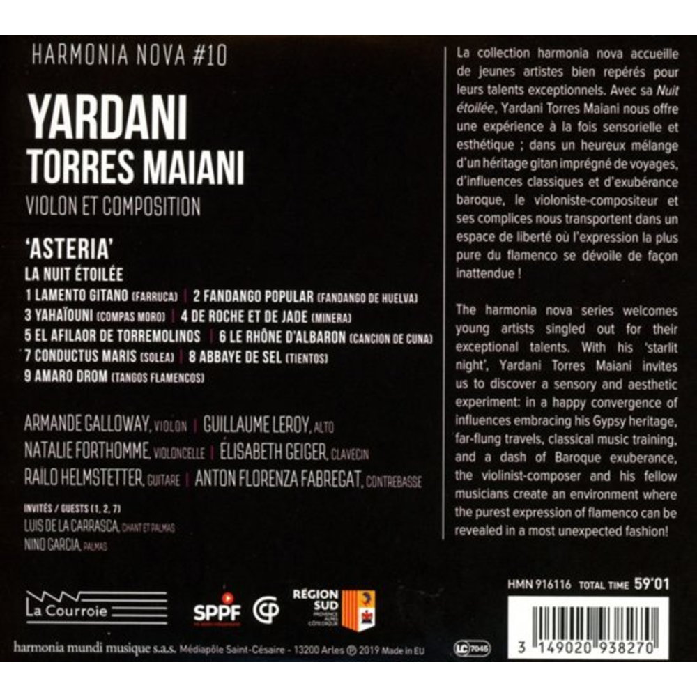 Harmonia Mundi Yardani Torres Maiani Asteria - Har