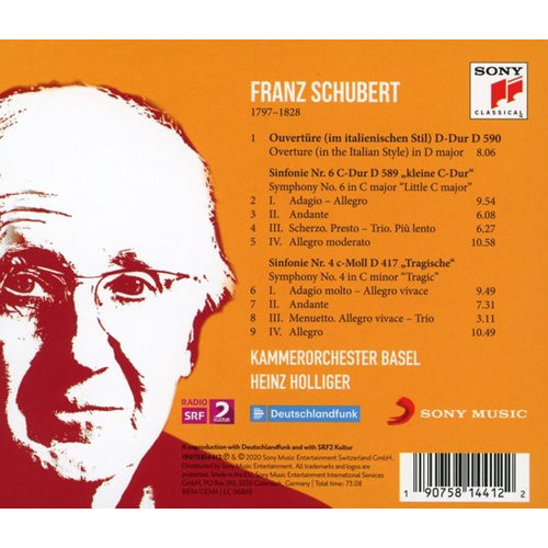 Sony Classical Schubert: Symphonies 4 &