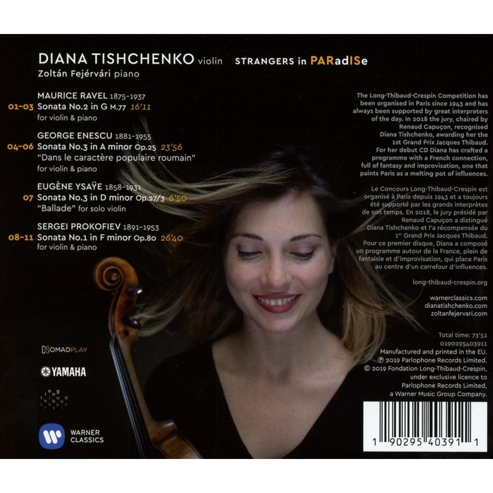 Erato/Warner Classics Strangers In Paradise