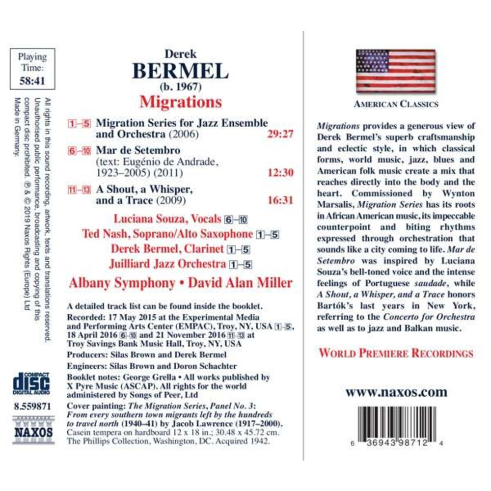 Naxos Derek Bermel: Migrations