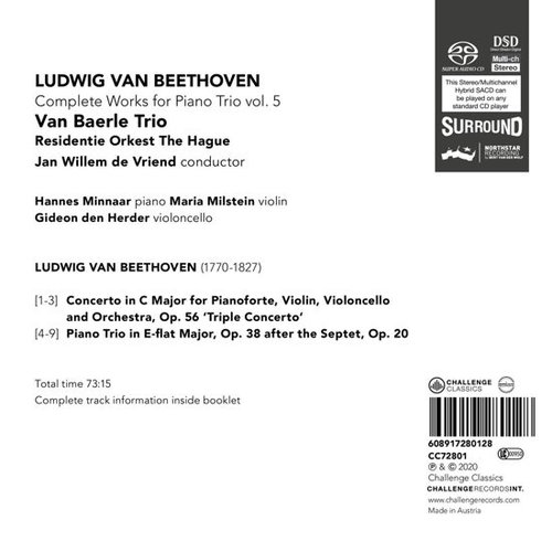 Beethoven: Complete Works For Piano Trio Vol. 5