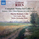 Naxos RIES: Complete Works For Cello, Vol. 2