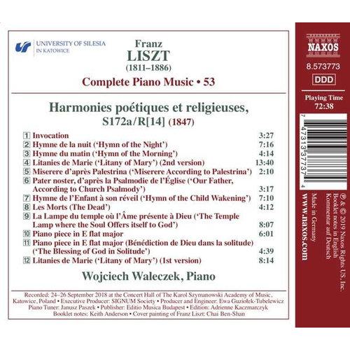 Naxos Liszt: Complete Piano Music, Vol.53