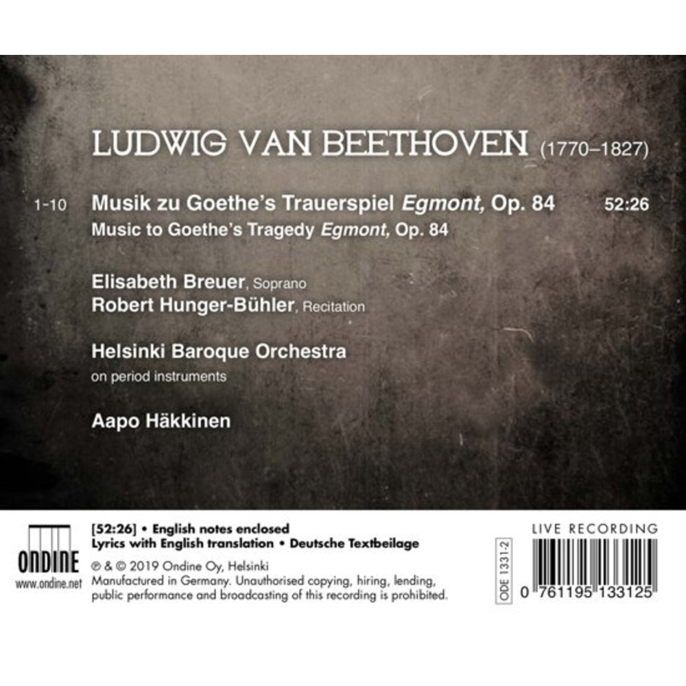 Ondine Egmont - Complete Incidental Music