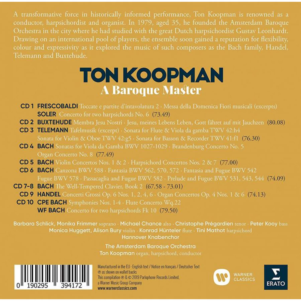 Erato/Warner Classics A Baroque Master