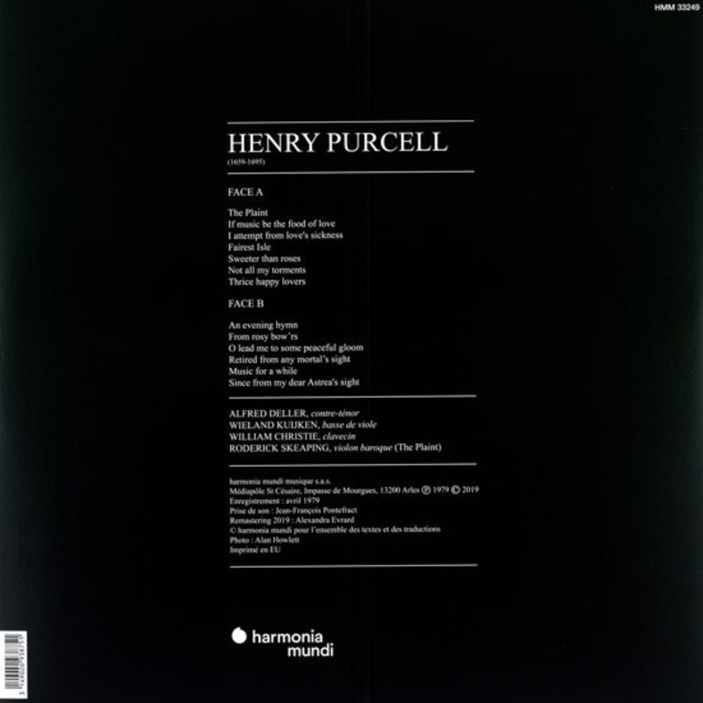 Harmonia Mundi Purcell Music For A While