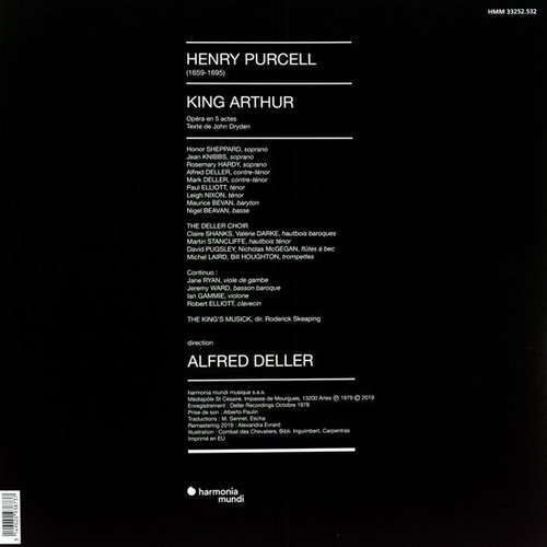 Harmonia Mundi Purcell King Arthur (LP)