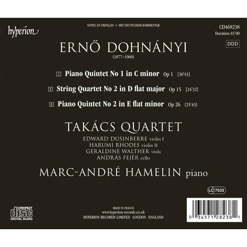 Hyperion Piano Quintets