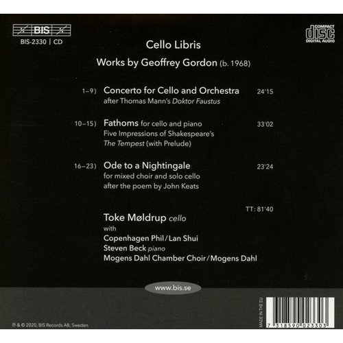 BIS Gordon: Cello Libris