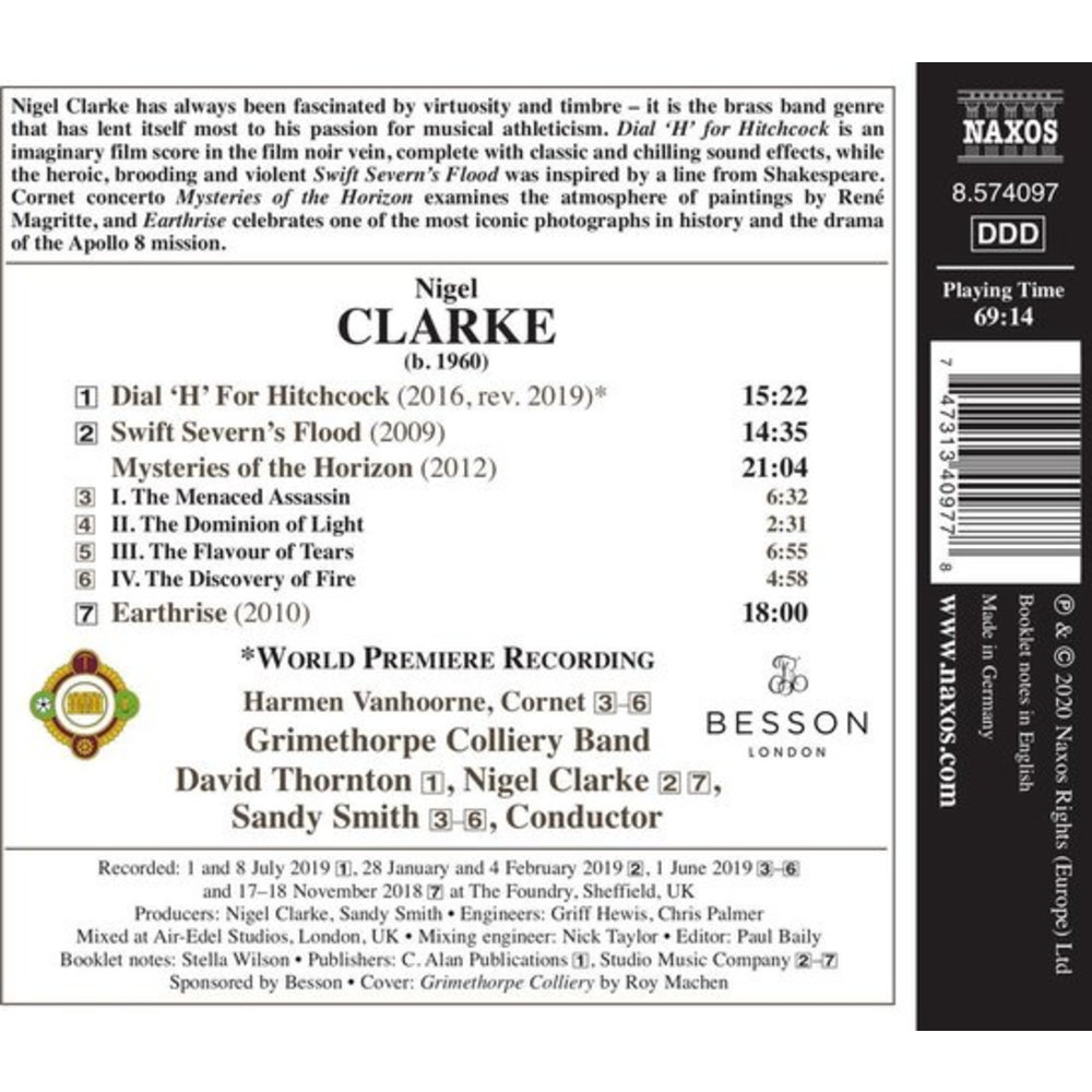 Naxos Clarke: Mysteries Of The Horizon