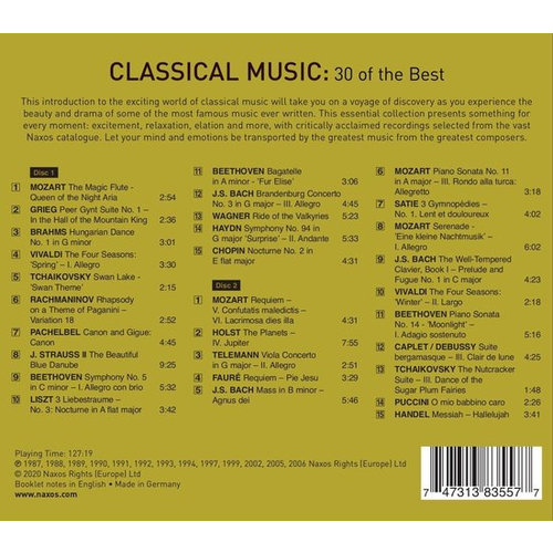 Naxos Classical Music: 30 Of The Best (2CD)