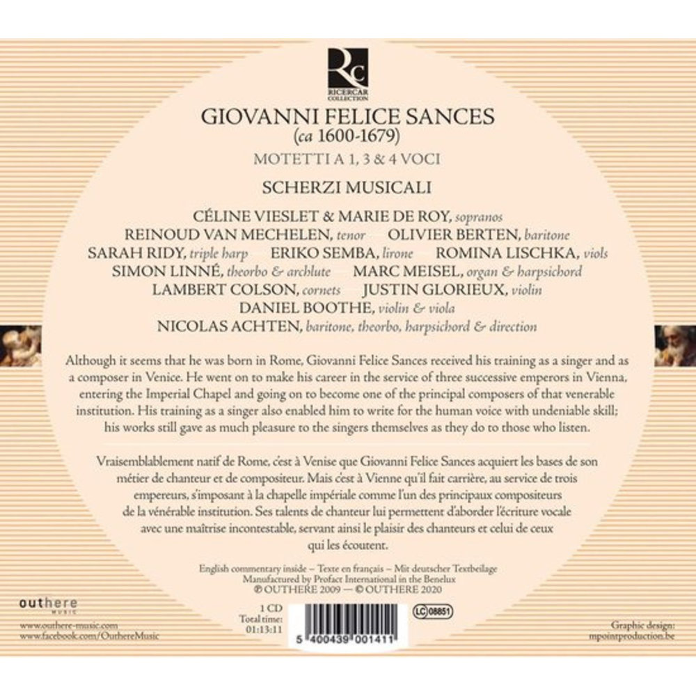 Ricercar Sances: O Dulcis Amor Jesu