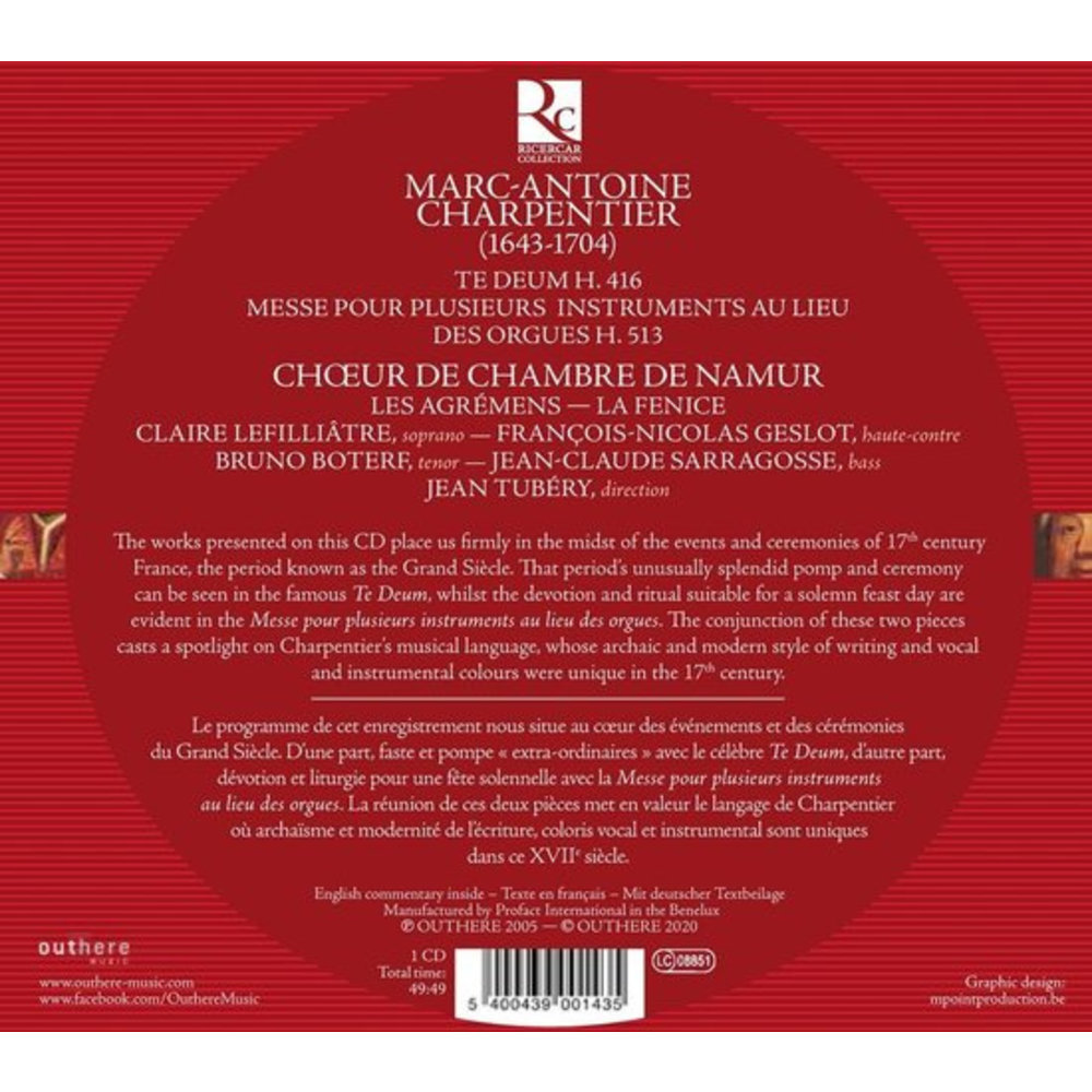 Ricercar Charpentier: Te Deum