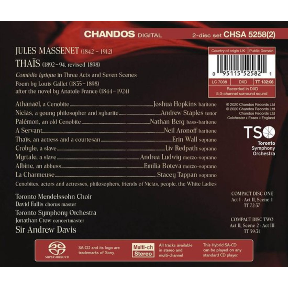 CHANDOS Massenet: Thais