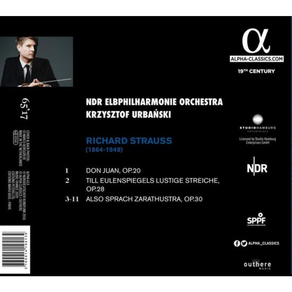 ALPHA Strauss: Also Sprach Zarathustra, Don Juan, Till Eulenspieg