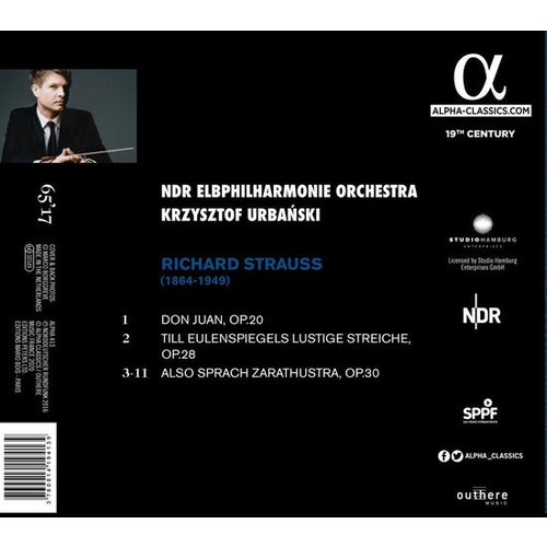 ALPHA Strauss: Also Sprach Zarathustra, Don Juan, Till Eulenspieg