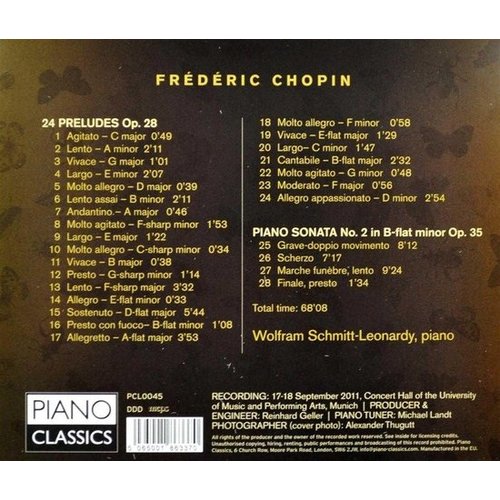 Piano Classics Chopin: 24 Preludes Op.28