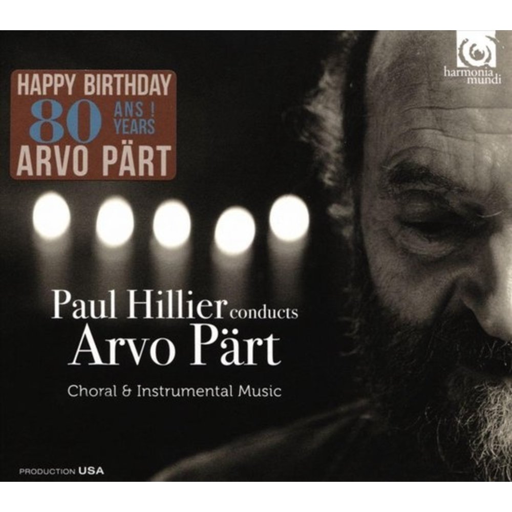Harmonia Mundi Arvo Pärt conducted by Paul Hillier