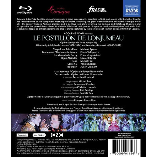 Naxos Adam: Le Postillion de Lonjumeau (Blu-Ray)