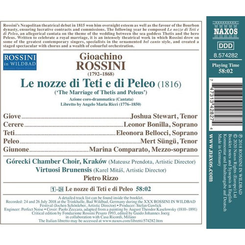 Naxos Rossini: Le nozze di Teti e di Peleo