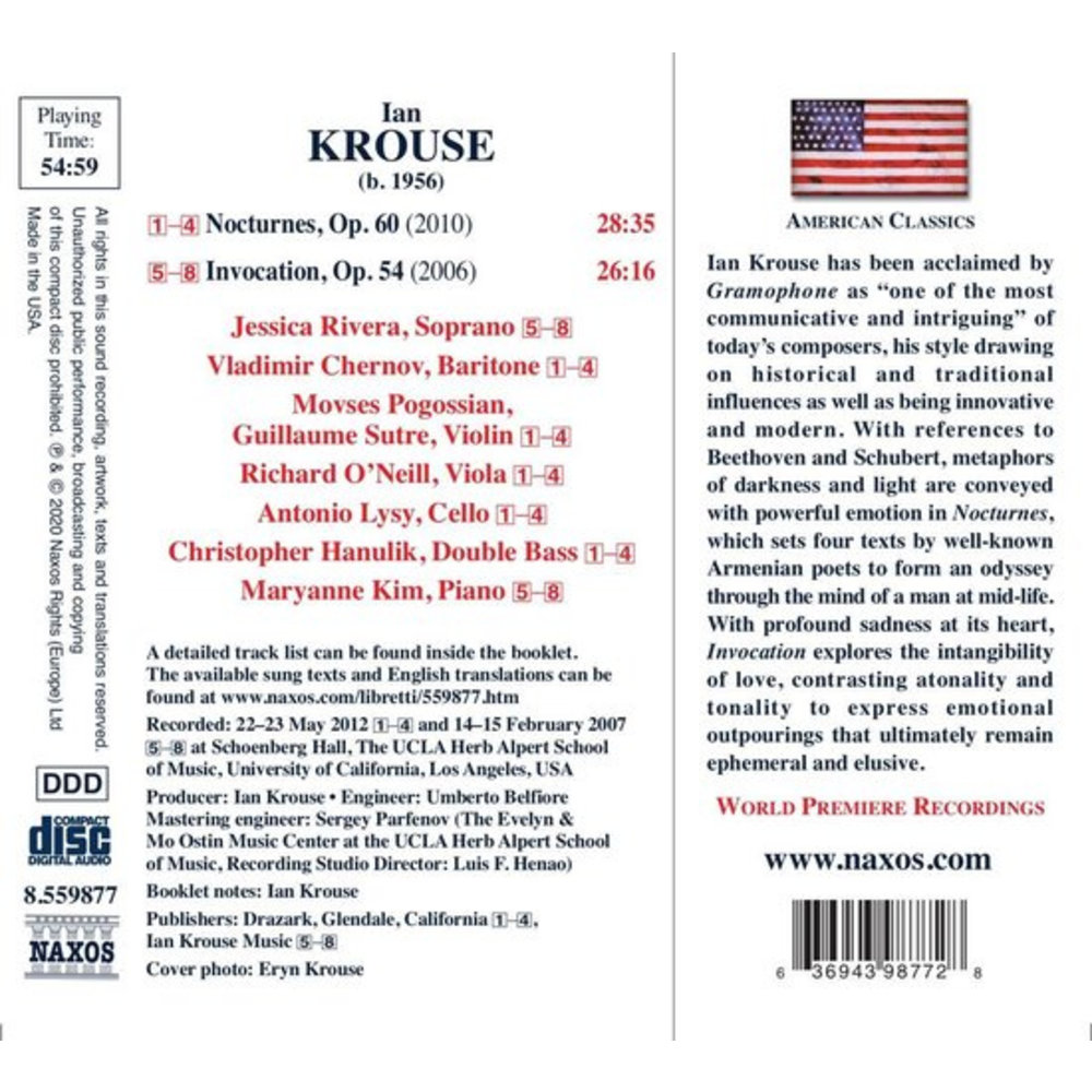 Naxos Krouse: Nocturnes - Invocation