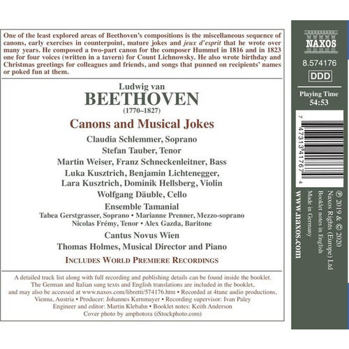 Naxos Beethoven: Canons and Musical Jokes