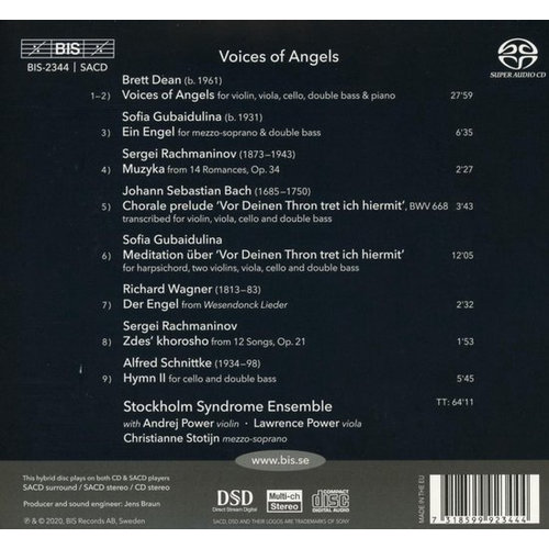 BIS Voices of Angels - Chamber Works