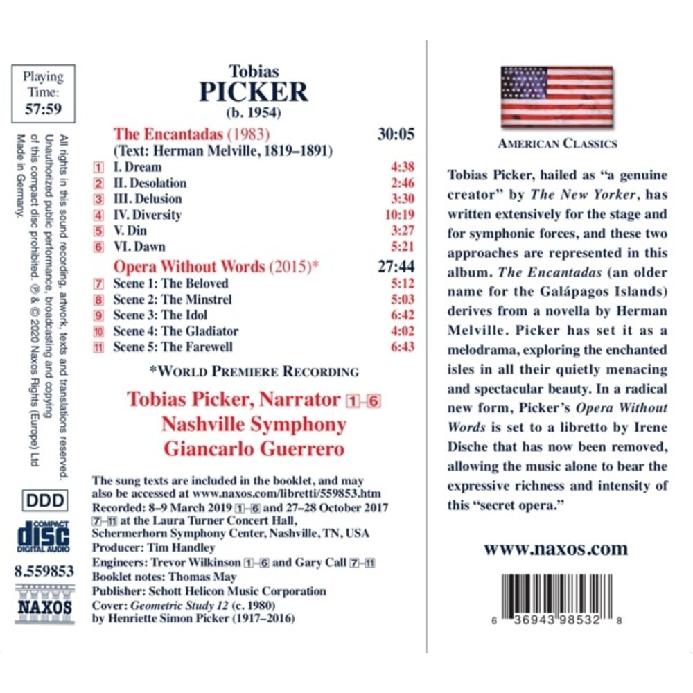 Naxos Picker: Opera Without Words - The Encantadas