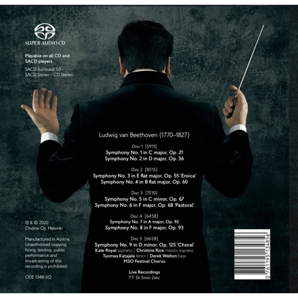 Ondine BEETHOVEN: THE 9 SYMPHONIES