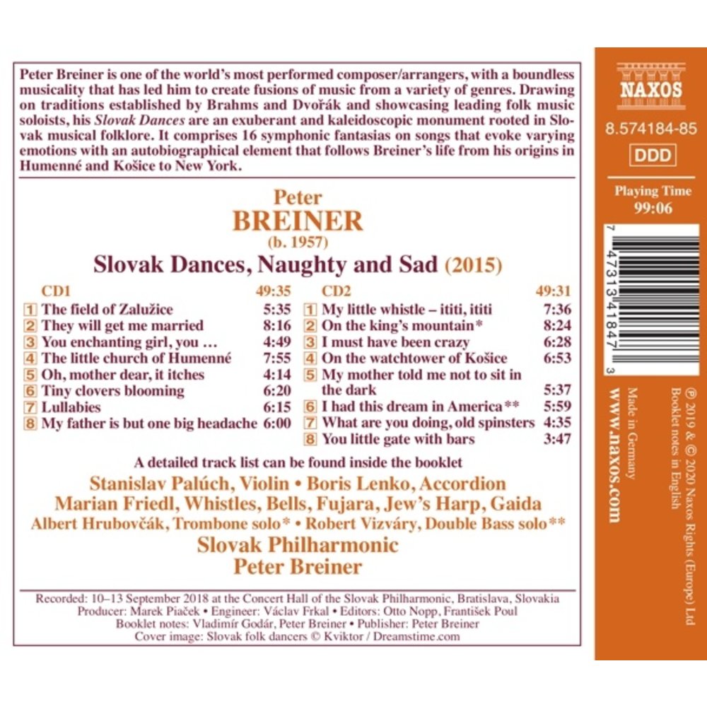 Naxos Breiner: SLOVAK DANCES