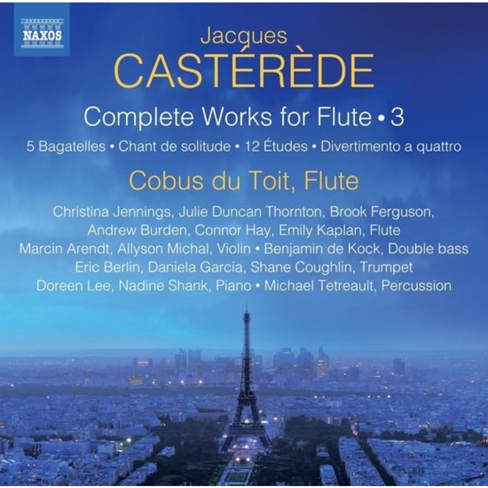 Naxos Castérède: Complete Works for Flute, Vol. 3