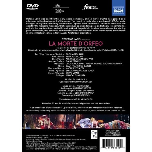 Naxos Landi: La More d'Orfeo (BluRay)