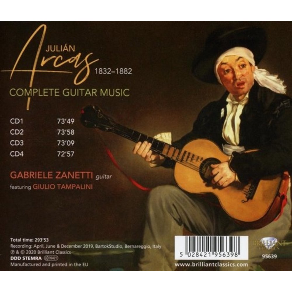 Brilliant Classics Arcas: Complete Guitar Music