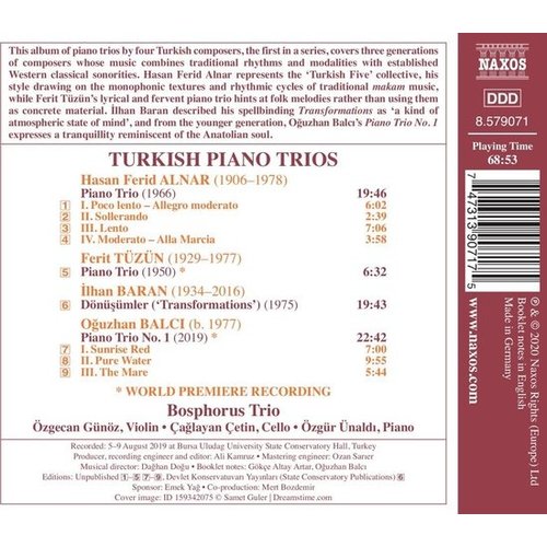 Naxos Turkish Piano Trios