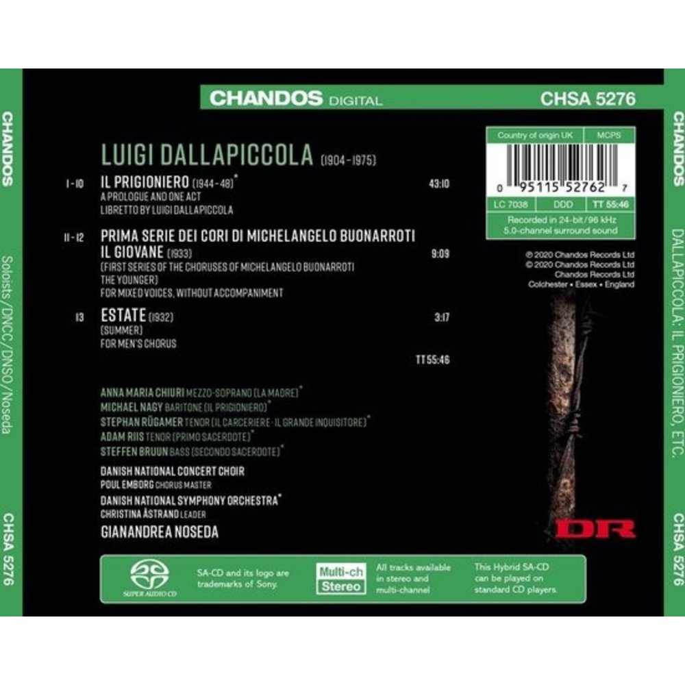 CHANDOS Dallapiccola: Il Prigioniero