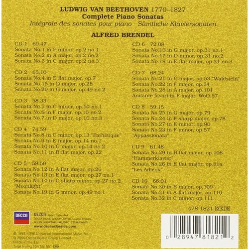 DECCA Beethoven: The Complete Piano Sonatas