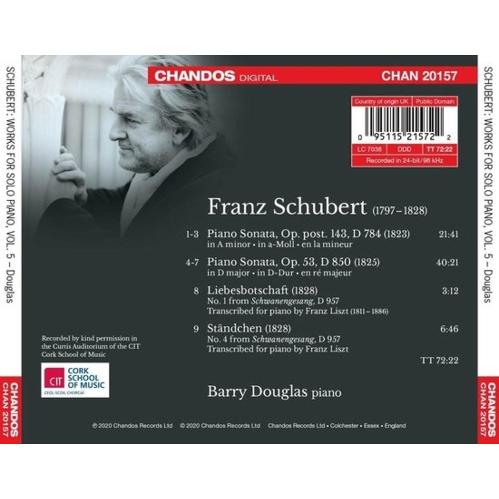 CHANDOS Schubert: Works for Piano Vol. 5