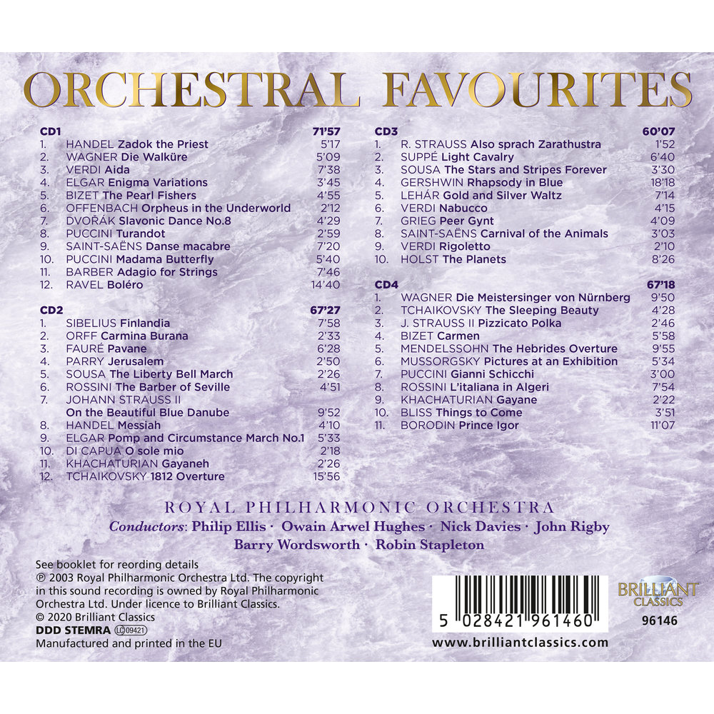 Brilliant Classics Orchestral Favourites (4CD)
