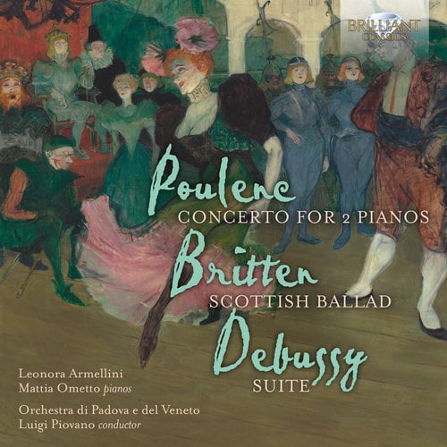 Brilliant Classics Poulenc, Britten, Debussy: Concerto for 2 Piano