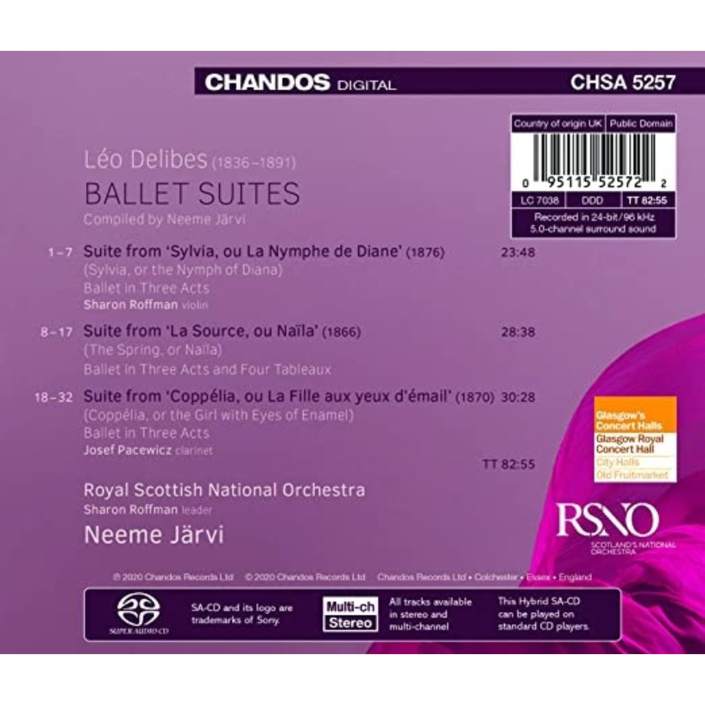 CHANDOS Delibes: Ballet Suites
