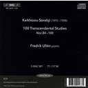 BIS Sorabji: 100 Transcendental Studies, Nos. 84-100