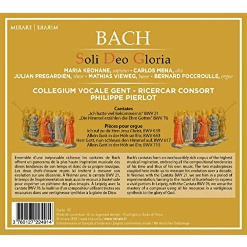 Mirare Bach: Soli Deo Gloria